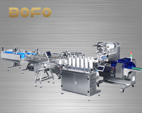 feeding tray packing machine line
